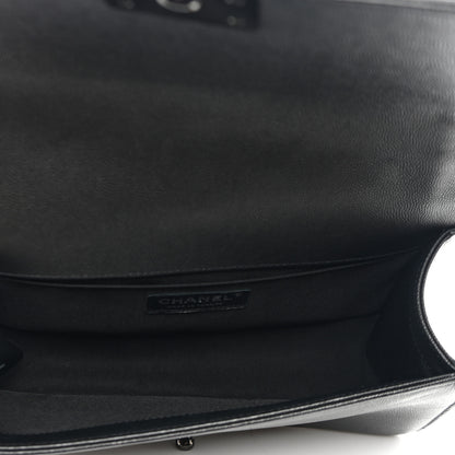 Chanel Caviar Quilted Medium Boy Flap So Black 5 of 10