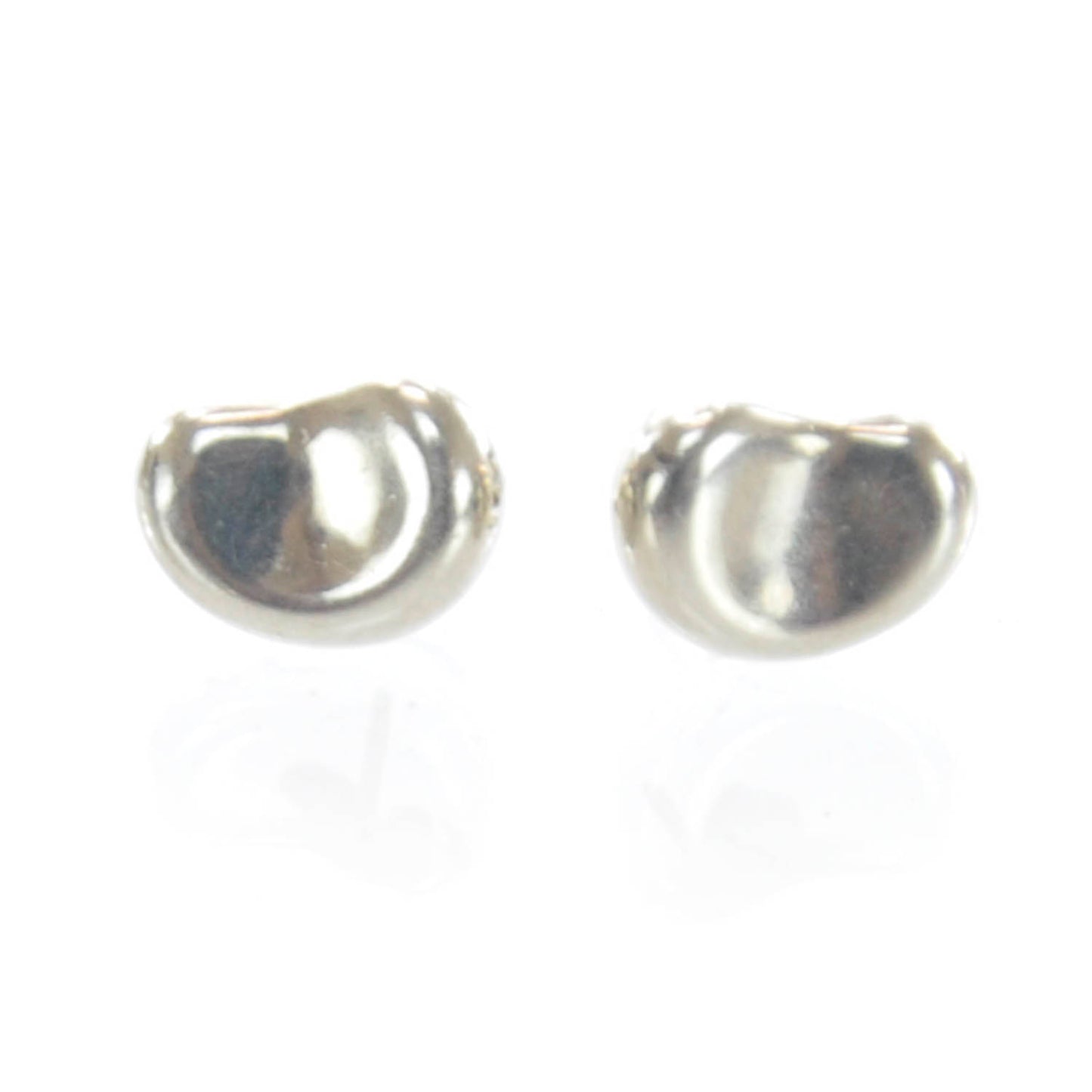 Sterling Silver 9mm Elsa Peretti Bean Earrings