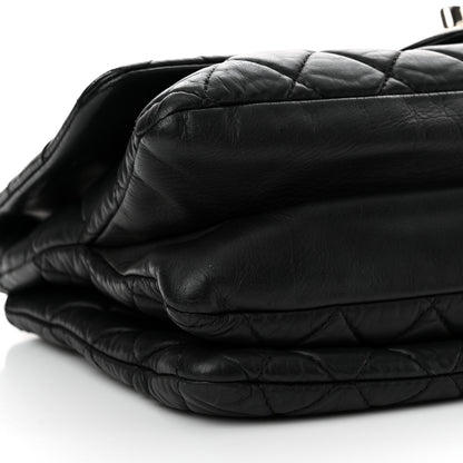 Chanel Lambskin Quilted Jumbo Chanel 3 Flap Black 9 of 13
