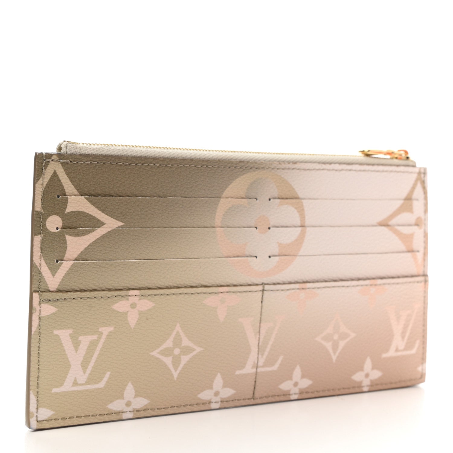 Louis Vuitton Monogram Giant Spring In The City Slim Purse Sunset Kaki 3 of 7