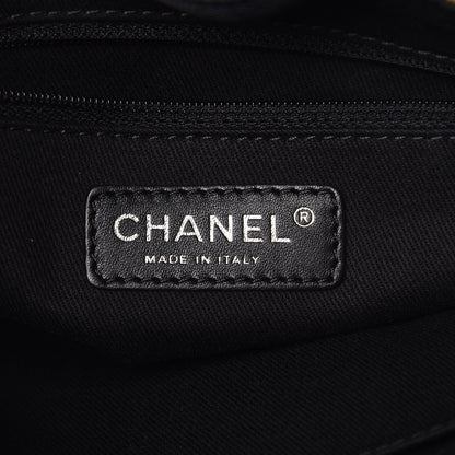 Chanel Canvas Mini Deauville Tote Beige Black 8 of 12