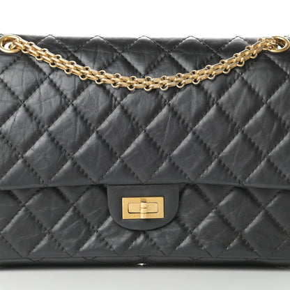 Chanel Aged Calfskin Quilted 2.55 Reissue 226 Flap Black 8 of 14