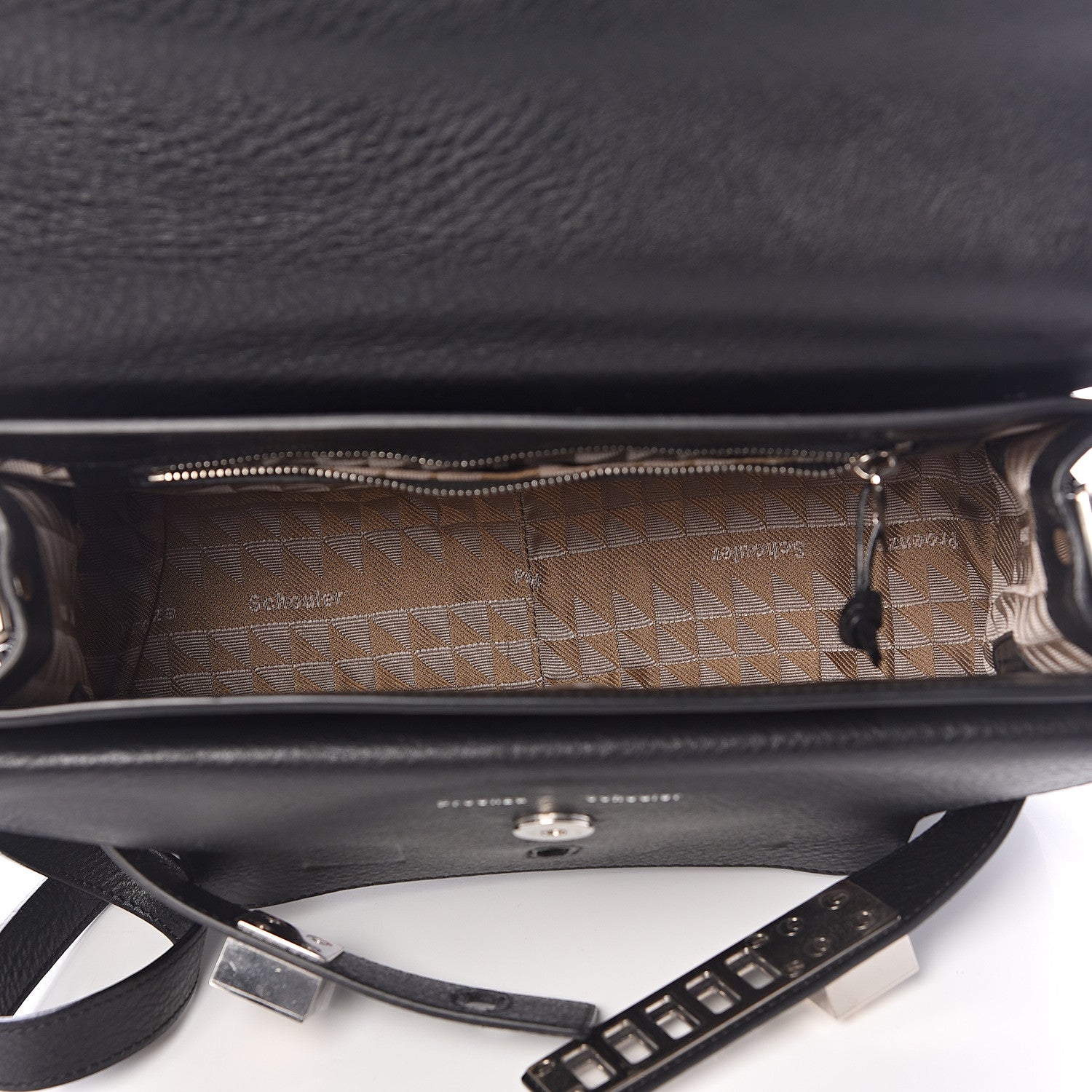 Proenza Schouler Calfskin PS11 Classic Shoulder Bag Black 5 of 10