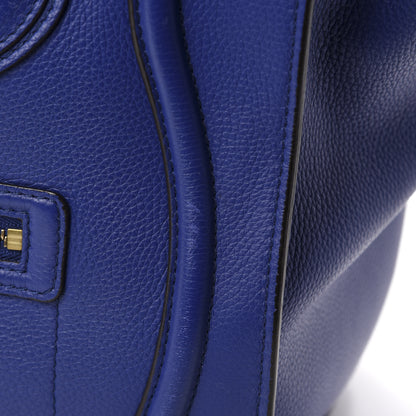 Celine Drummed Calfskin Mini Luggage Indigo 11 of 15