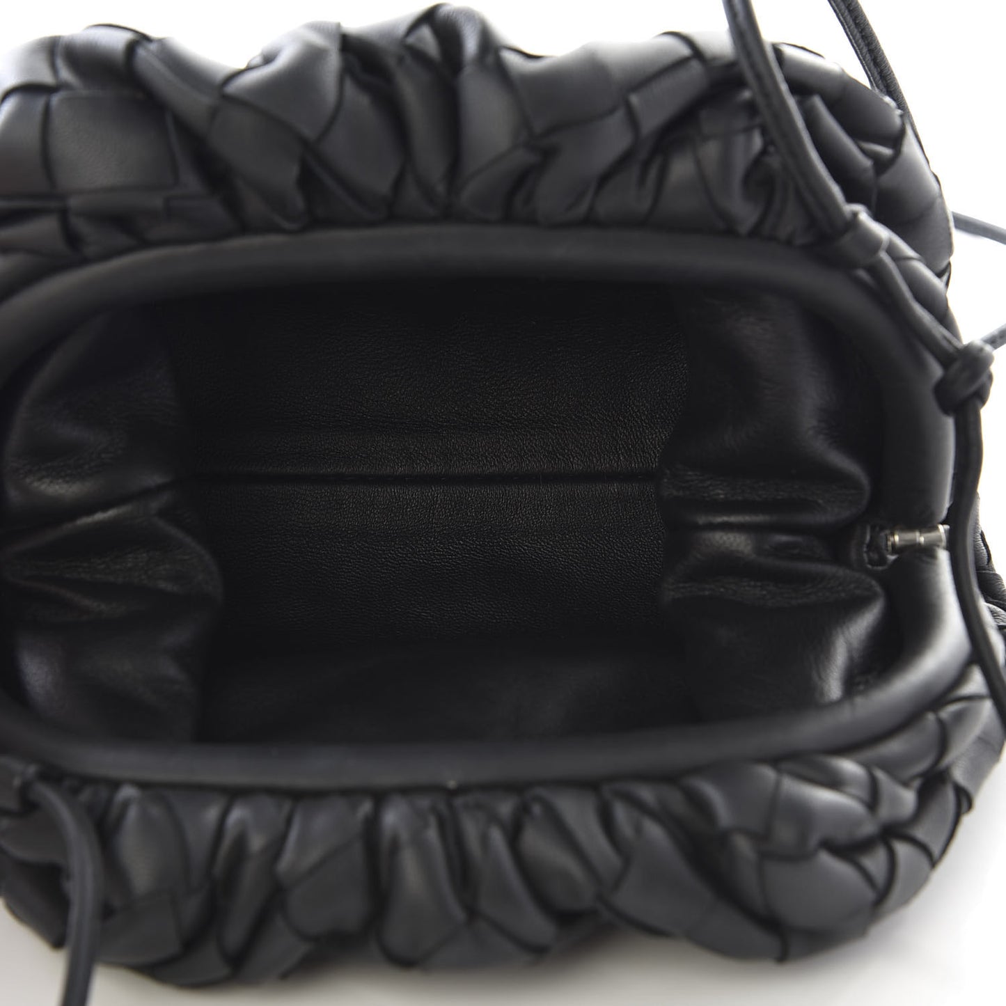 Nappa Intrecciato The Mini Pouch Black