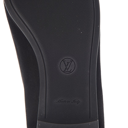 Louis Vuitton Suede Monogram Uniformes Ballet Flats 40 Black 6 of 10