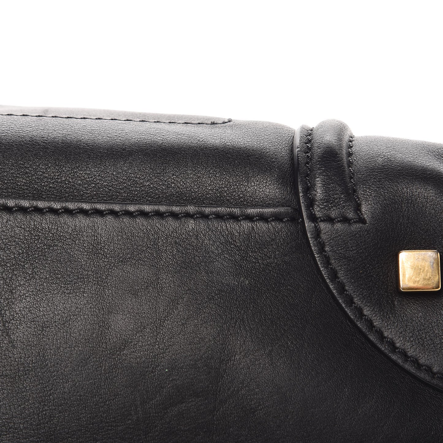 Smooth Calfskin Mini Luggage Black