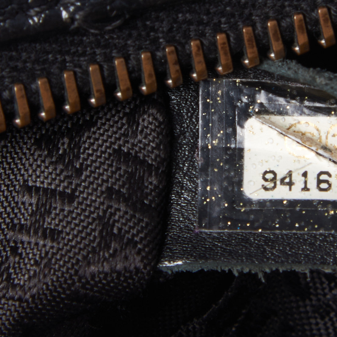 Caviar Square Stitched Tote Black
