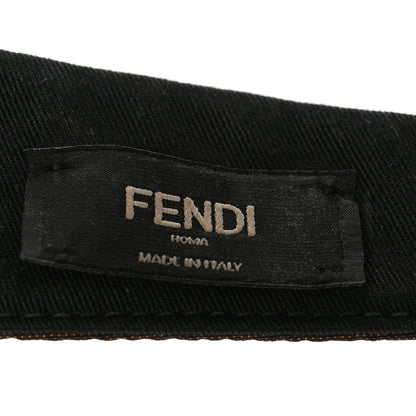 Fendi Silk FF Logo Visor Tobacco 7 of 7