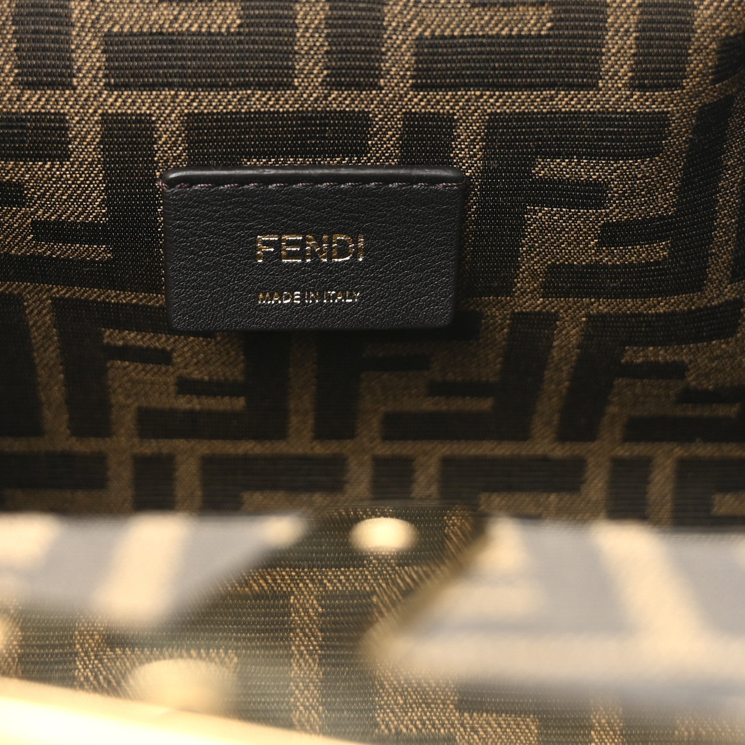 Fendi Shiny Nappa Small Fendi First Caramello 6 of 10