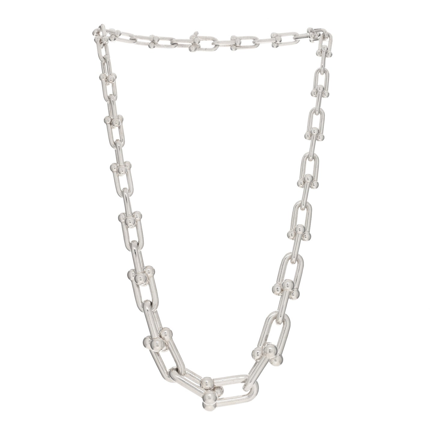 Sterling Silver HardWear Graduated Link Necklace