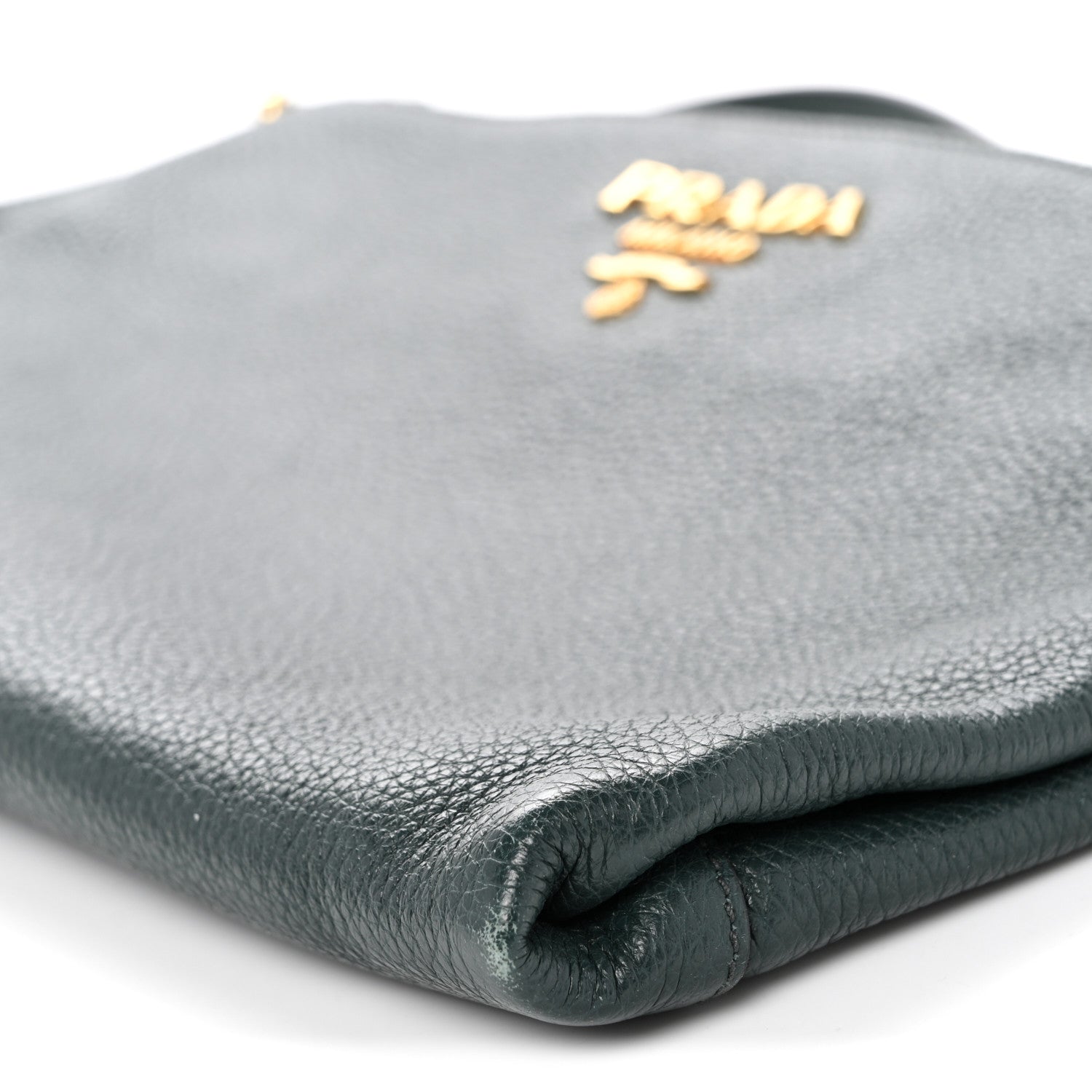 Prada Vitello Phenix Zip Crossbody Bag Smeraldo 10 of 10