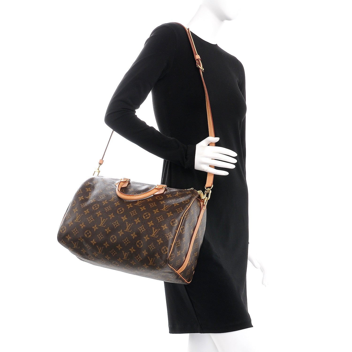 Louis Vuitton Monogram Speedy Bandouliere 35 2 of 9