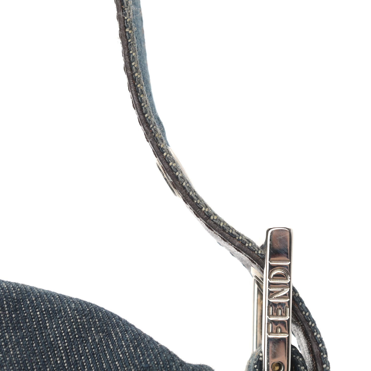 Fendi Denim Baguette Blue 14 of 15