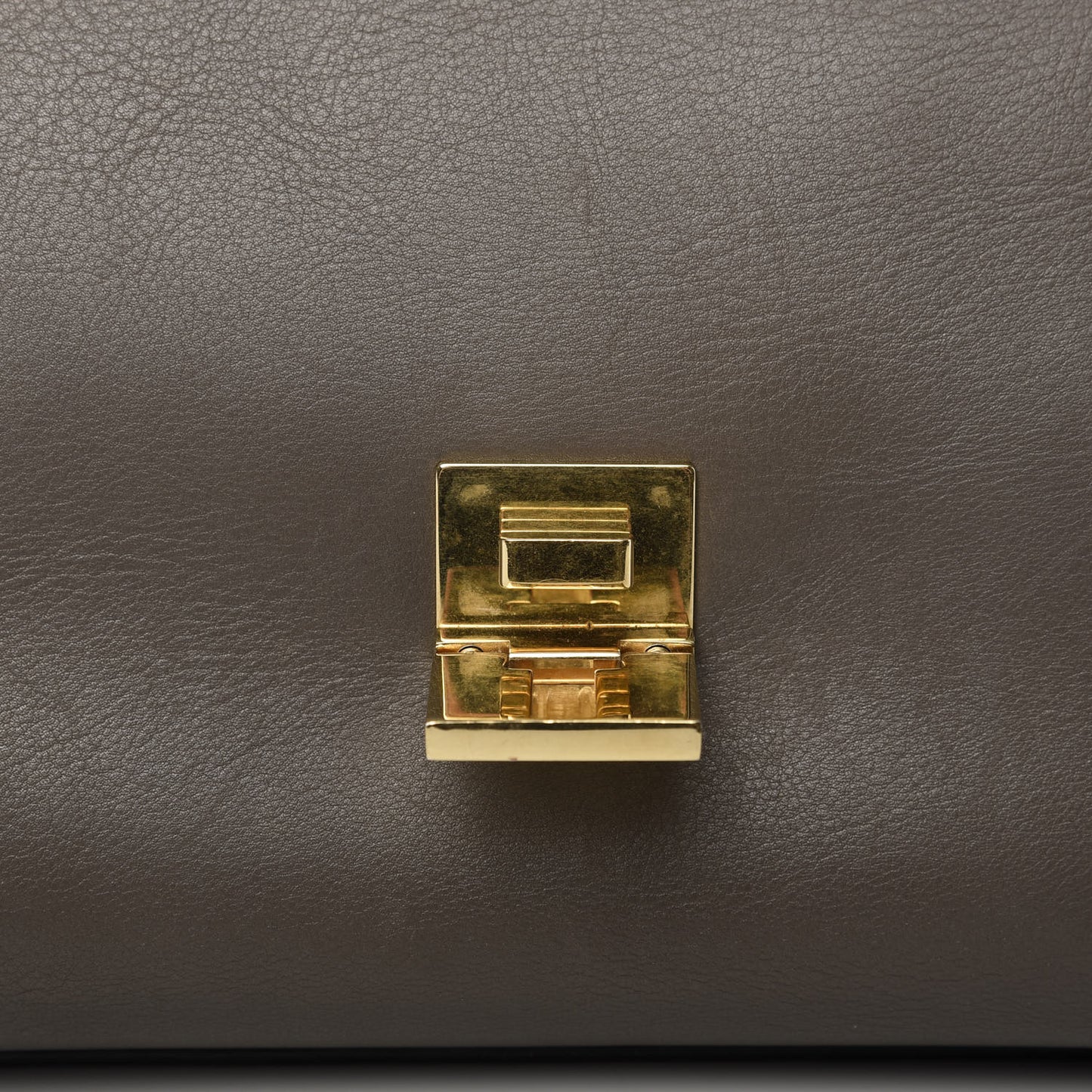 Calfskin Suede Large Tri-Color Trapeze Granite