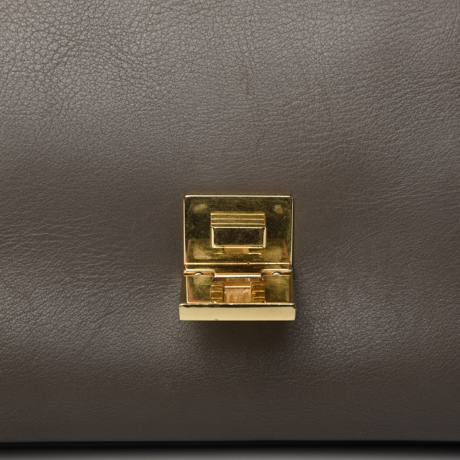 Celine Calfskin Suede Large Tri-Color Trapeze Granite 9 of 13