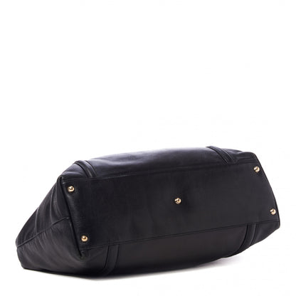 Gucci Calfskin Medium Britt Tote Black 4 of 9