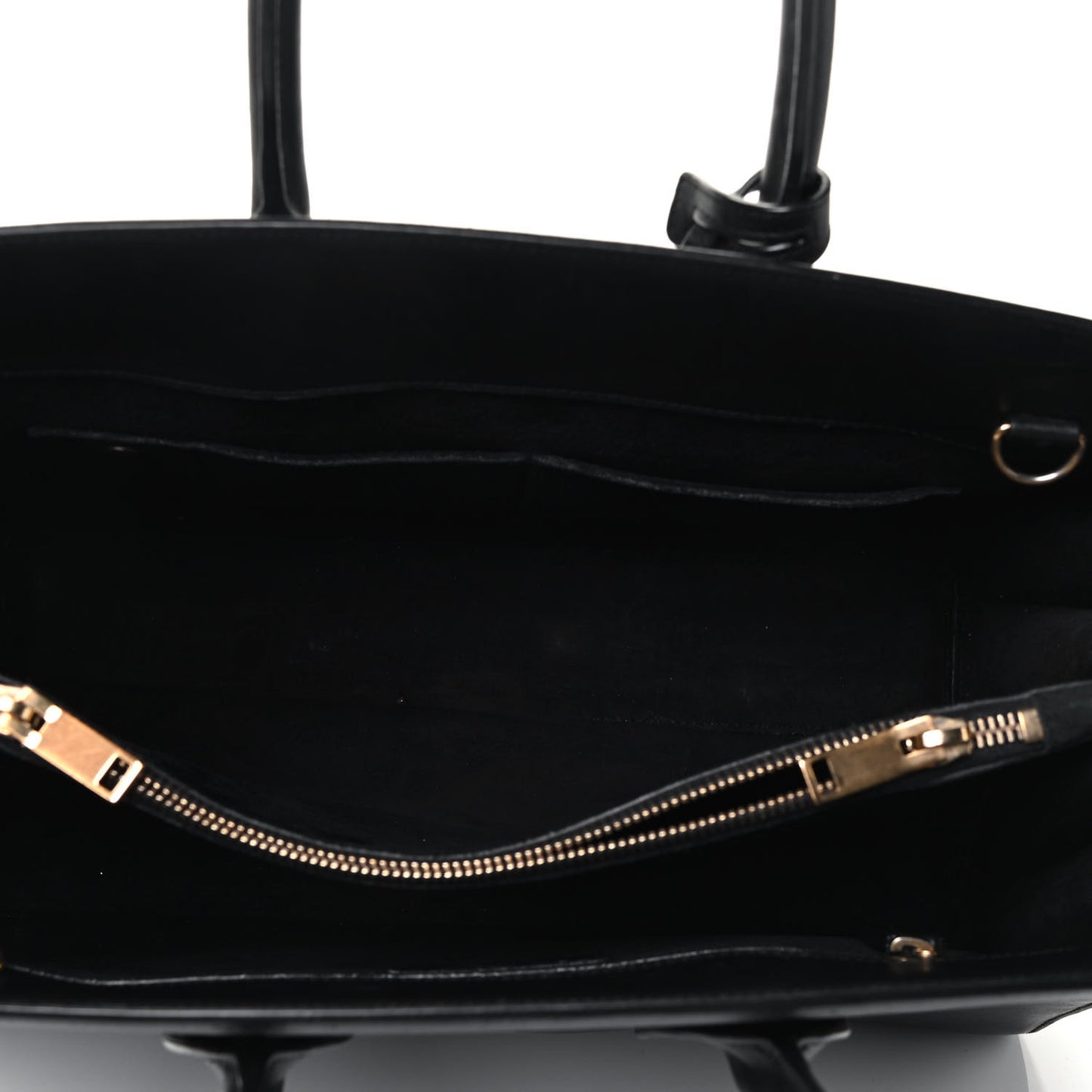 Calfskin Small Sac De Jour Black