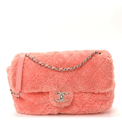 Chanel Lambskin Calfskin Mixed Fibers Quilted Medium Flap Orange 1 of 10