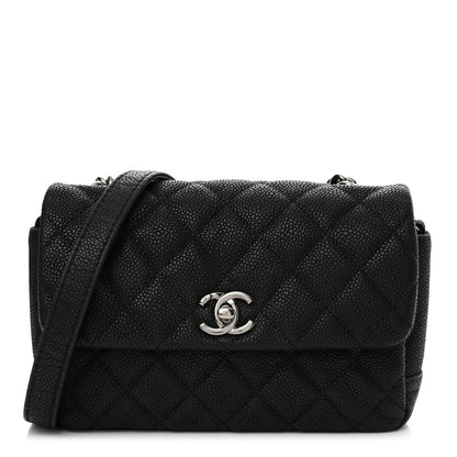 Chanel Caviar Quilted Small Lady Pearly Flap Black 1 of 12