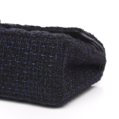Chanel Tweed Quilted 2.55 Reissue 226 Flap Blue Black 9 of 13