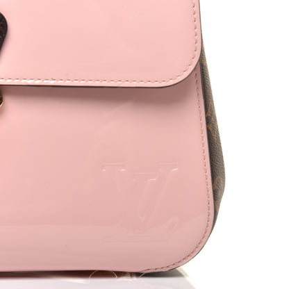Louis Vuitton Patent Calfskin Monogram Cherrywood PM Rose Ballerine 9 of 12