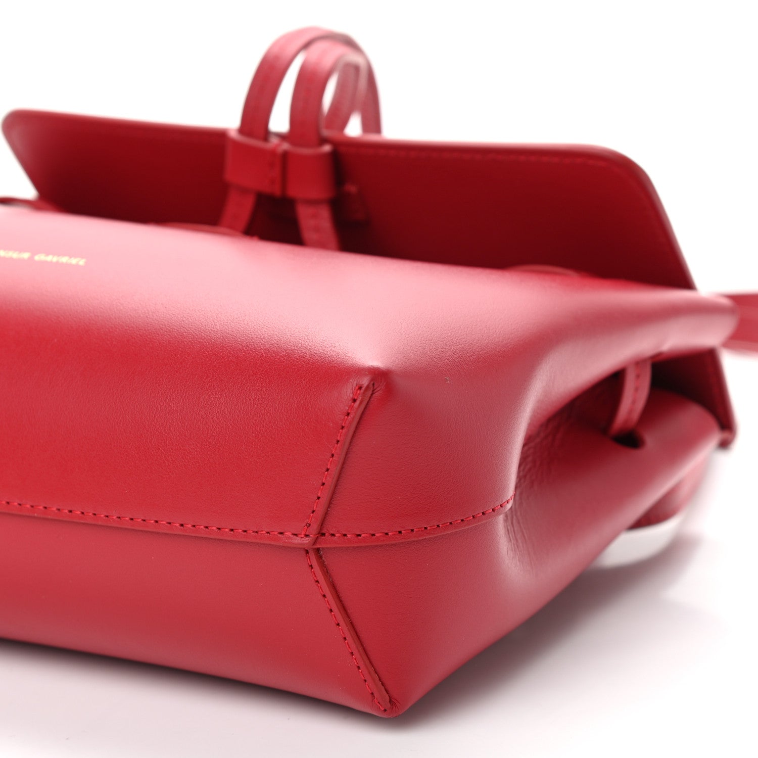 Mansur Gavriel Calfskin Mini Mini Lady Bag Flamma 9 of 11