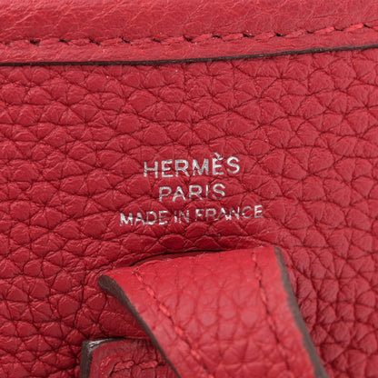 Hermes Taurillon Clemence Evelyne TPM Rouge Piment 6 of 11