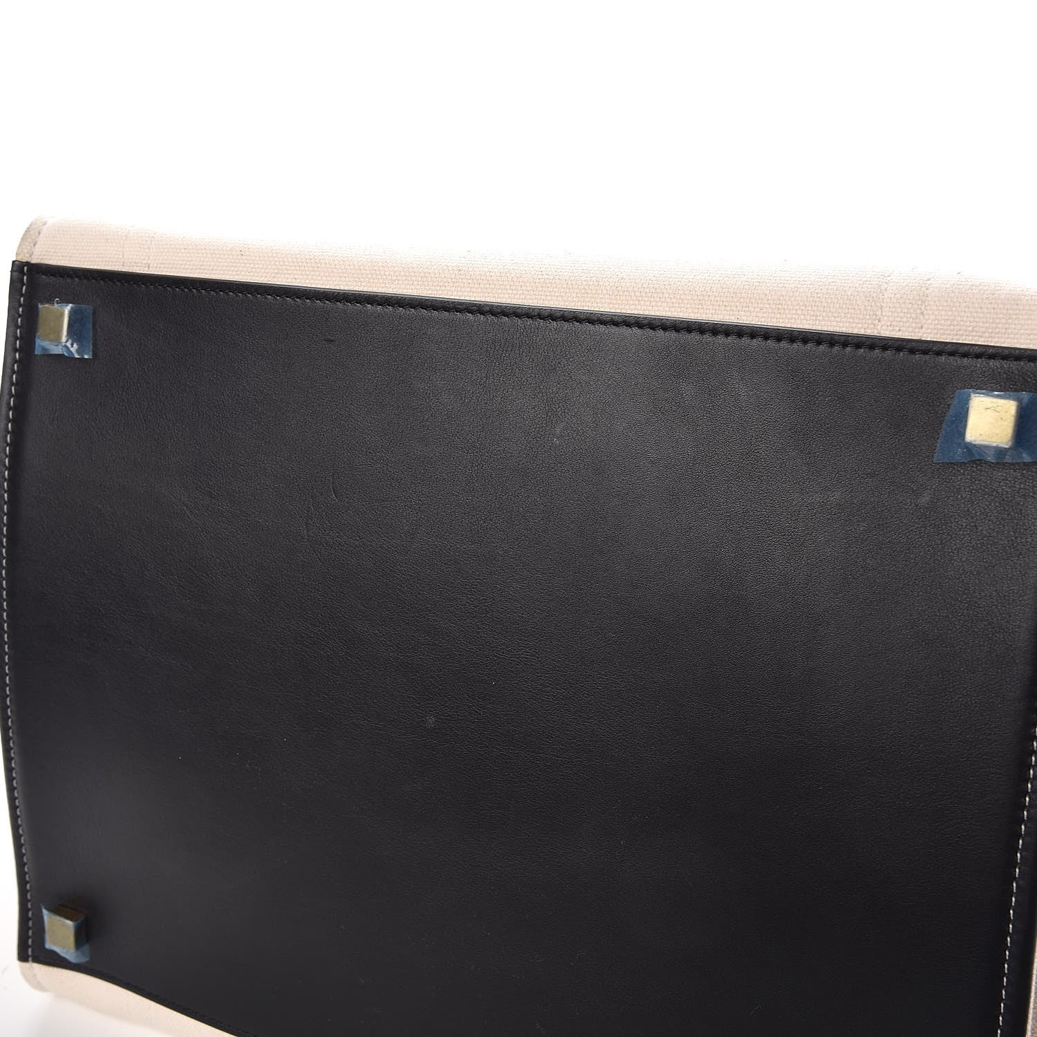 Celine Cotton Canvas Medium Phantom Luggage White 9 of 9