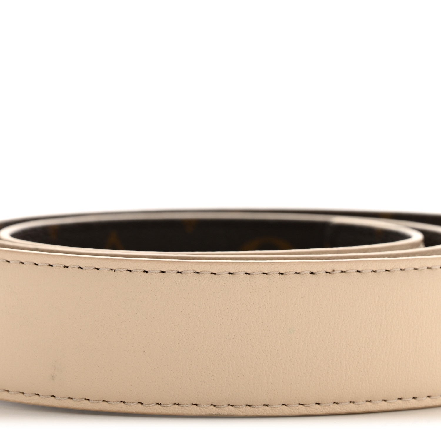 Louis Vuitton Monogram 30mm Pretty LV Reversible Belt 80 32 Beige 9 of 9