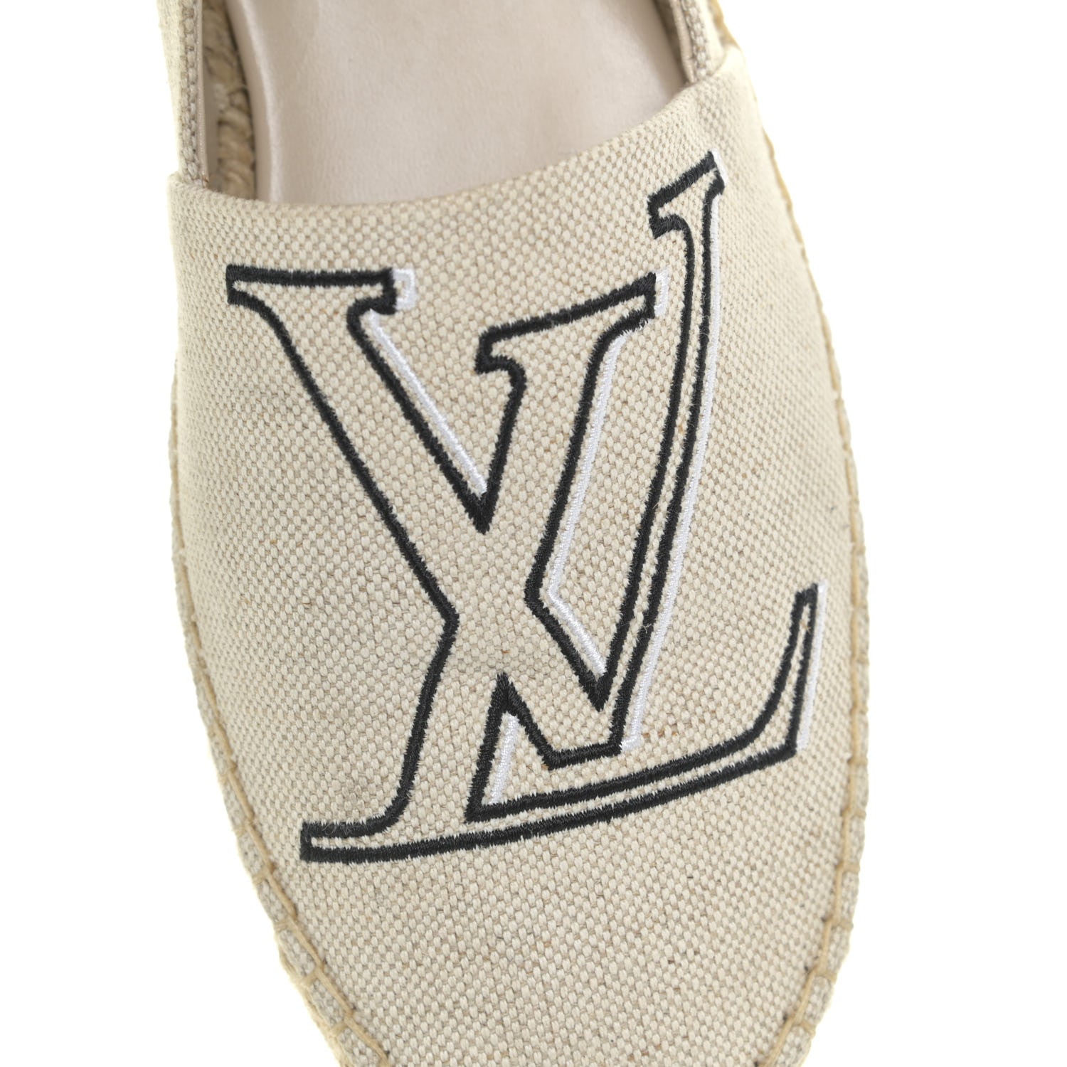 Louis Vuitton Canvas Seashore Espadrille Flats 39 Ecru 12 of 12