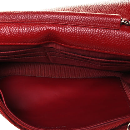Chanel Caviar Quilted Wallet on Chain WOC Red 5 of 12