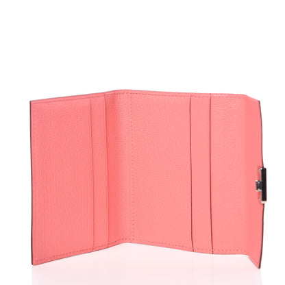 Hermes Chevre Mysore Mini Clic Card Holder Rose Ete 5 of 8