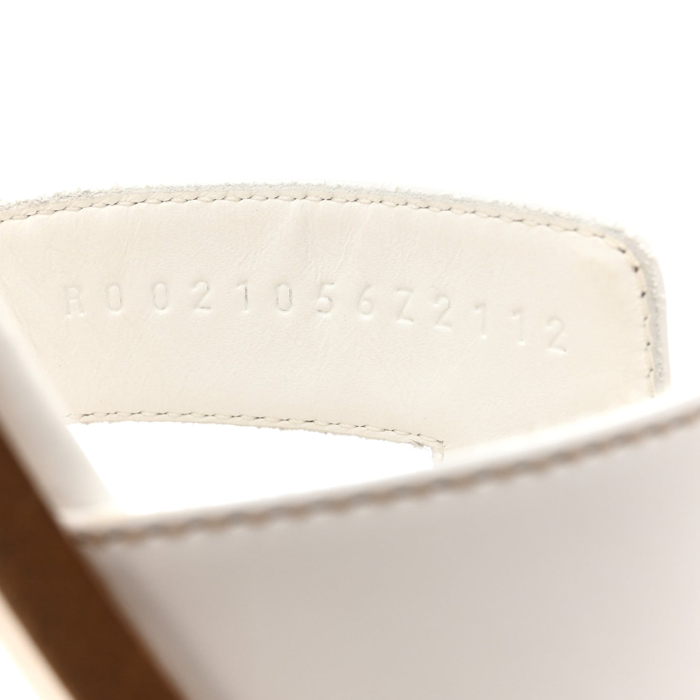 Box Calfskin Oran Sandals 39 White