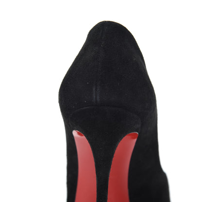 Christian Louboutin Veau Velours Pigalle Follies 100 Pumps 35.5 Black 14 of 20