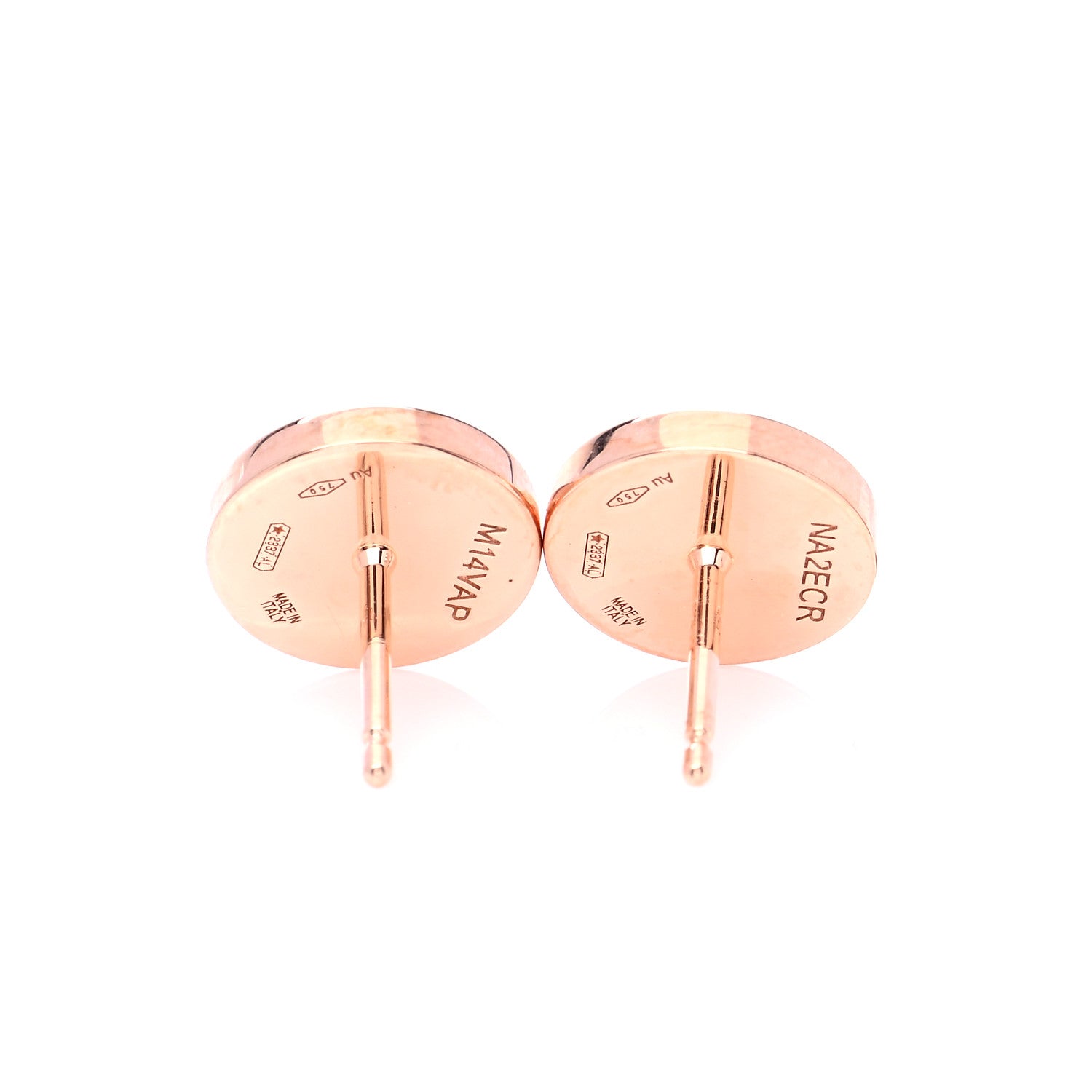 Bulgari 18K Rose Gold Black Onyx BVLGARI BVLGARI Stud Earrings 5 of 9