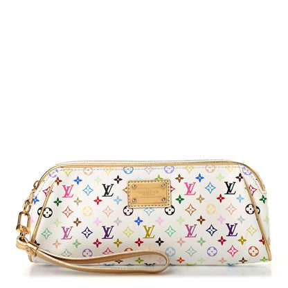 Louis Vuitton Monogram Multicolor Kate Clutch White 1 of 4