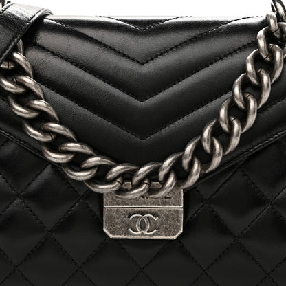 Chanel Calfskin Quilted Medium Mad About Quilting Flap Black 8 of 10