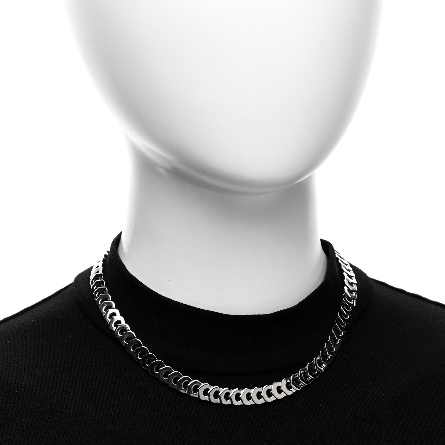 18K White Gold Diamond C de Cartier Necklace