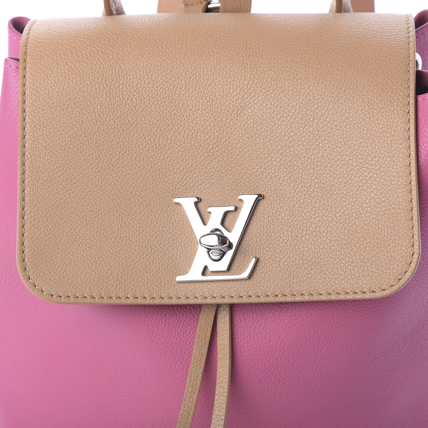 Louis Vuitton Soft Calfskin Lockme Backpack Pink 7 of 7