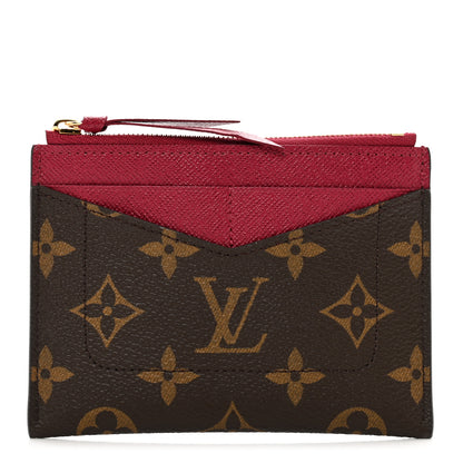 Louis Vuitton Monogram Zipped Card Holder Fuchsia 1 of 7