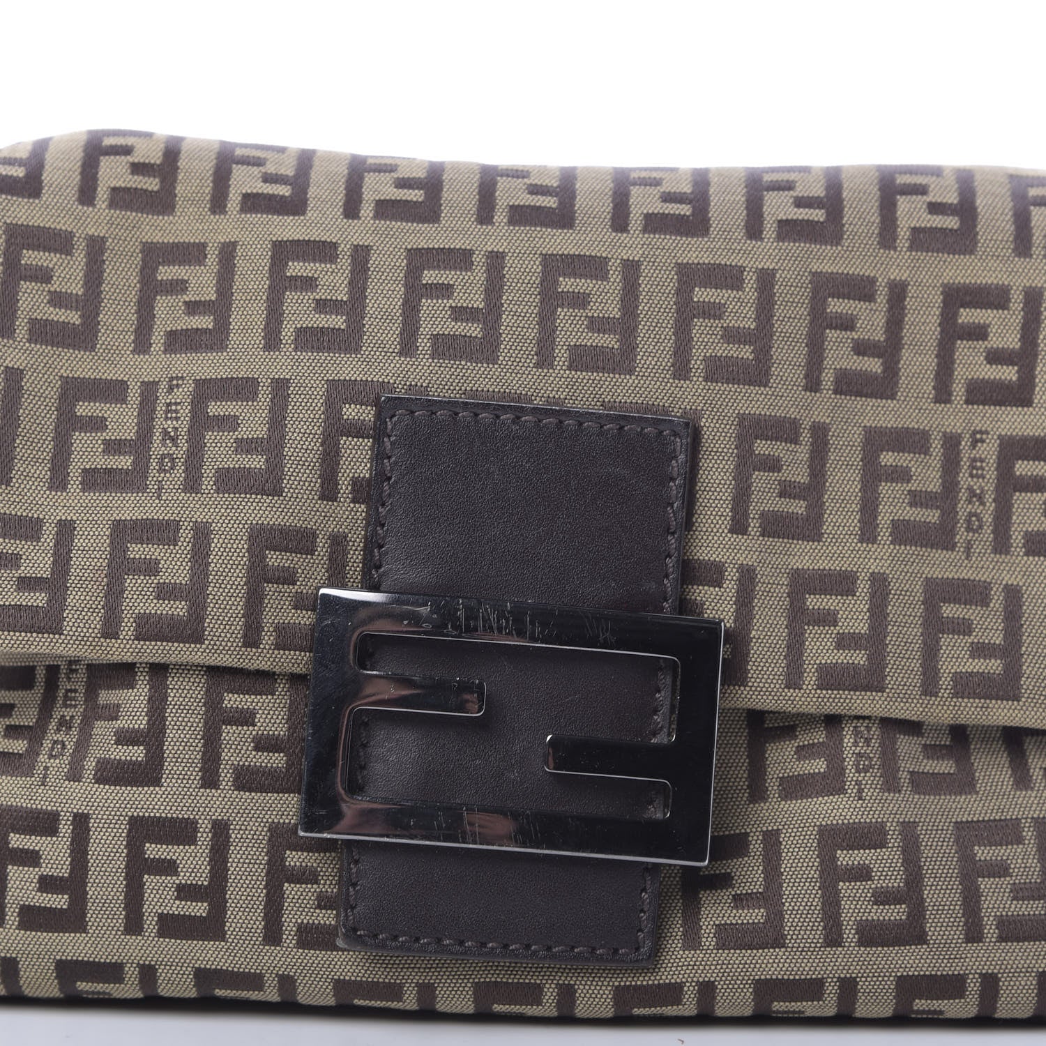 Fendi Zucchino Mini Mama Baguette Tobacco 10 of 10