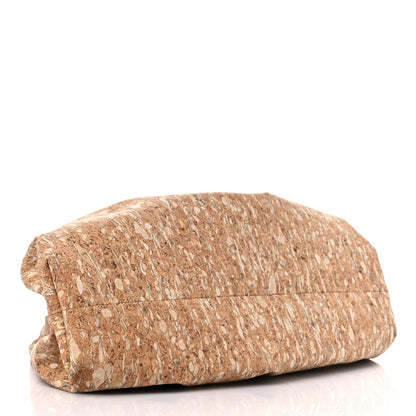 Bottega Veneta Cork The Pouch Oversized Clutch Natural 4 of 9