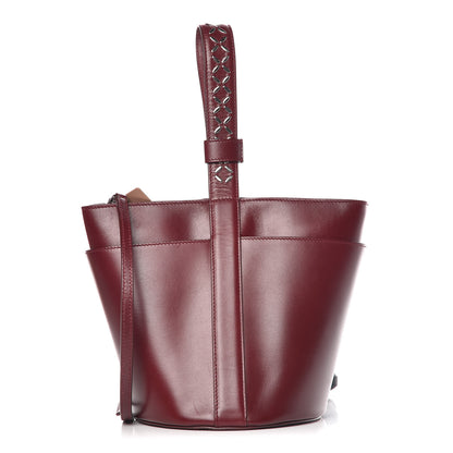 Alaia Calfskin Embellished Stella 17 Bucket Pourpre 1 of 9