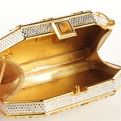 Judith Leiber Crystal Minaudiere Clutch Multicolor 5 of 8