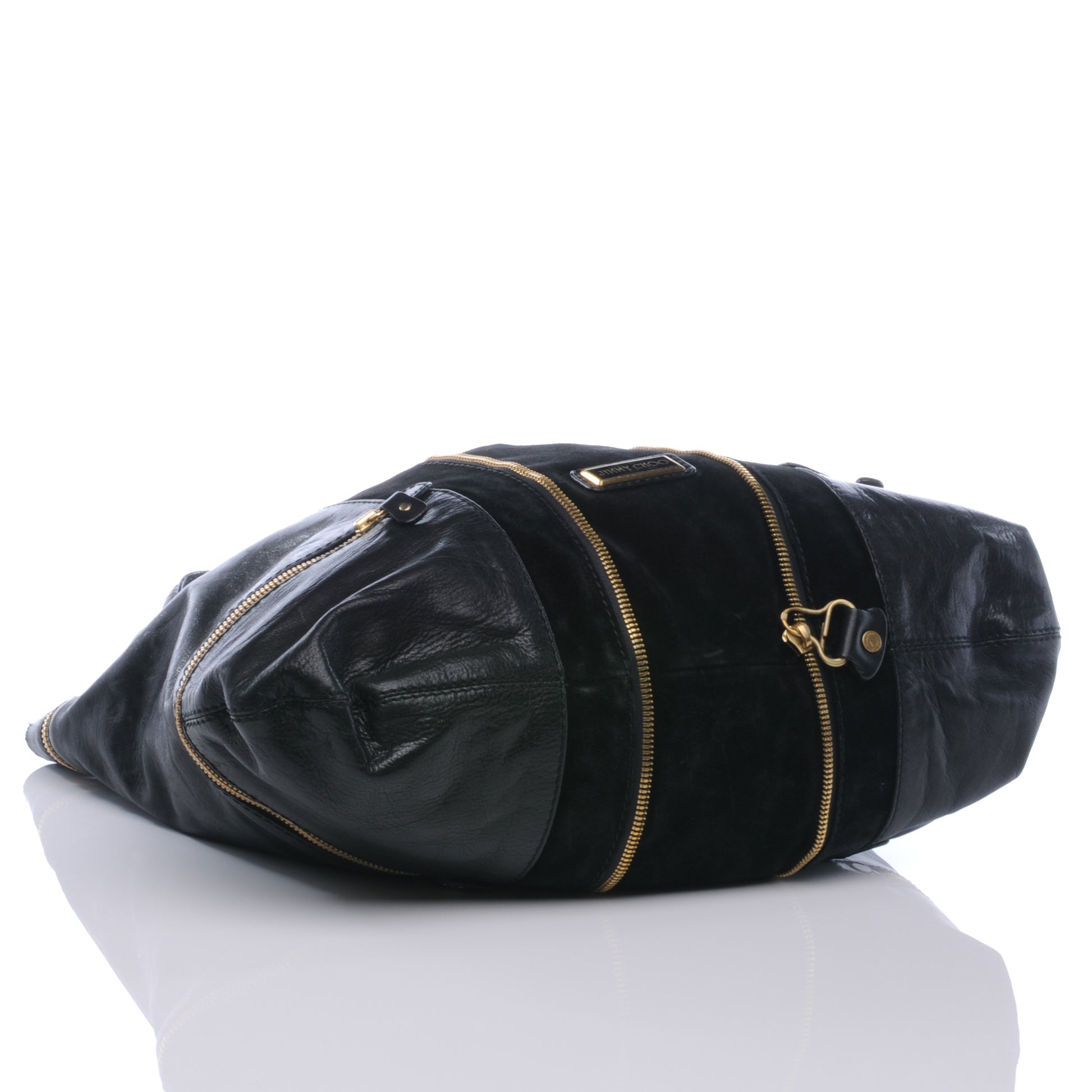 Jimmy Choo Calfskin Suede Monna L Black 5 of 7