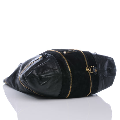 Jimmy Choo Calfskin Suede Monna L Black 5 of 7