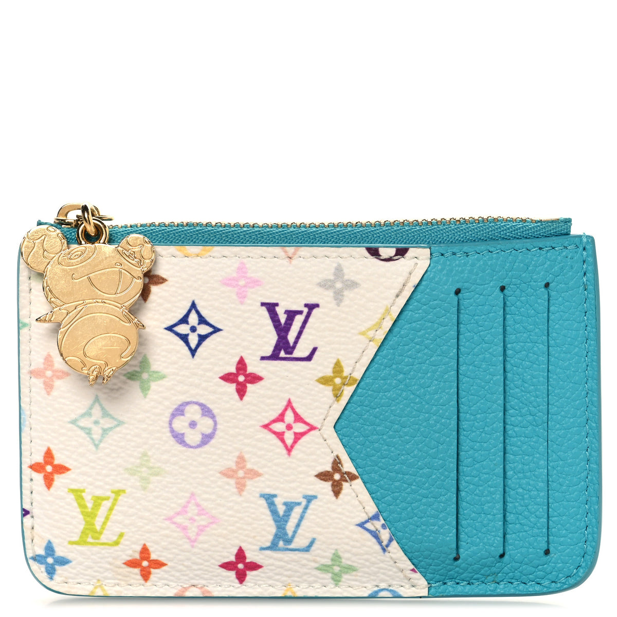 LV X TM Monogram Romy Card Holder Kabira Blue