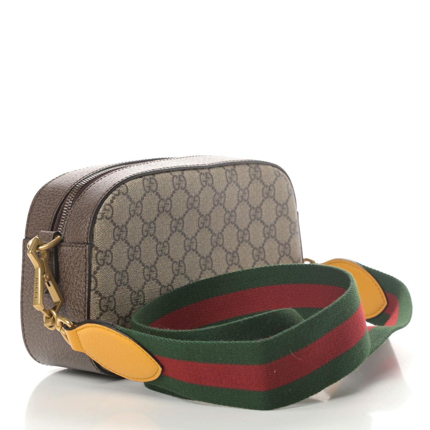 GG Supreme Monogram Web Neo Vintage Shoulder Bag Beige New Acero Crop