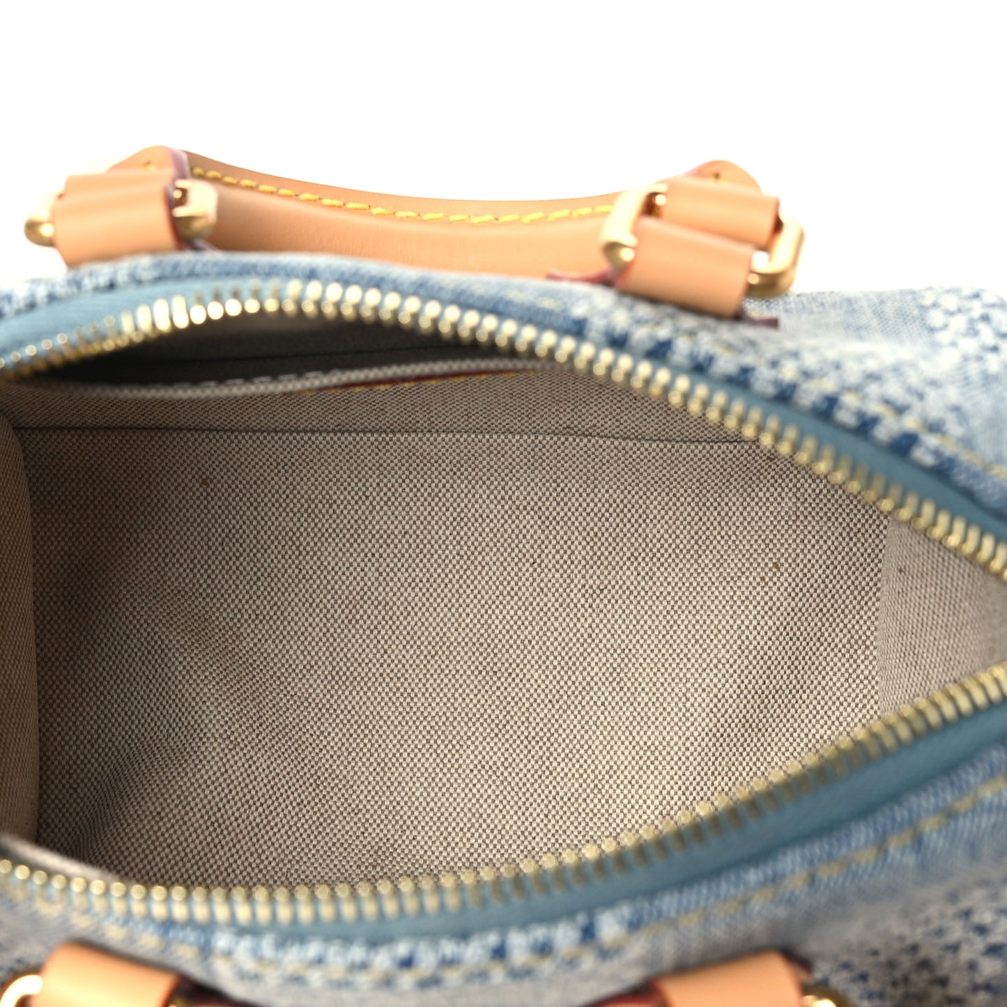 Damier Denim 3D Speedy Bandouliere 18 Bleu